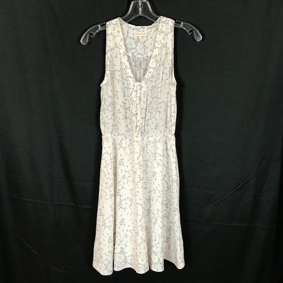 Rebecca Taylor Dresses & Skirts - Womens Size 0 Rebecca Taylor Pure Silk Geo Floral Print Sleeveless Dress